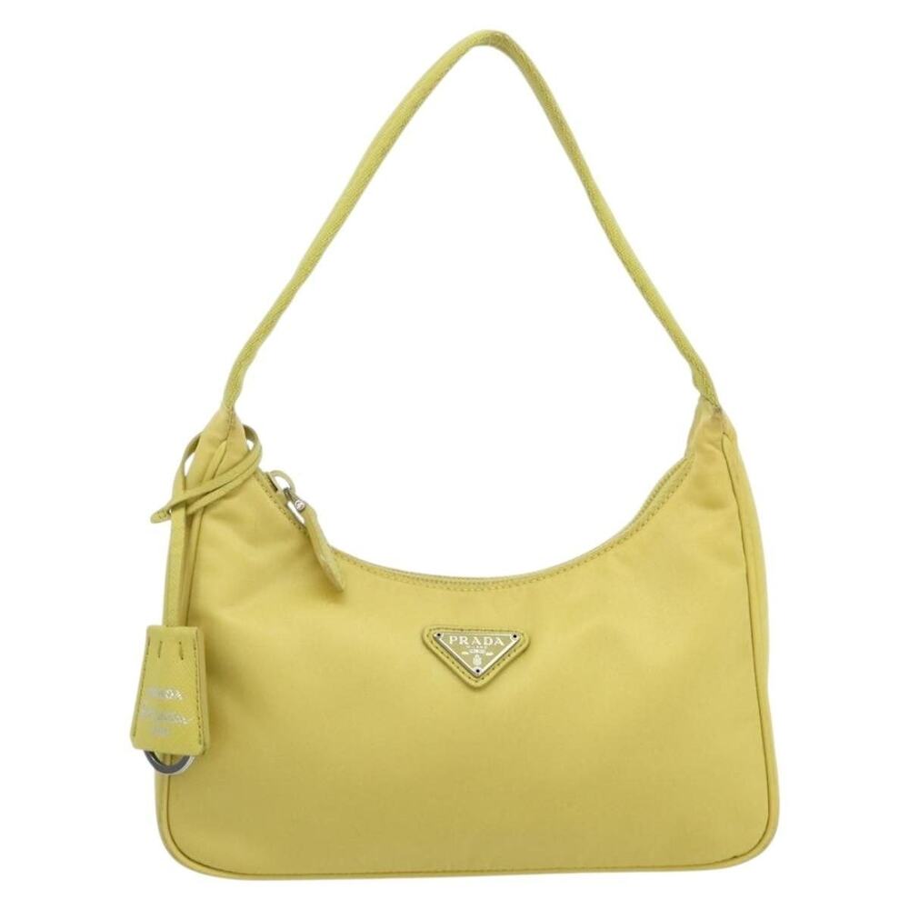Prada Nylon Re-Edition Handbag Yellow